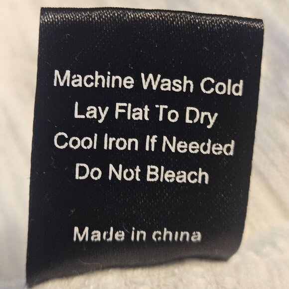 Pol White M Peasant Top Boho Embroidered Festival Cottagecore Romantic - Picture 14 of 15